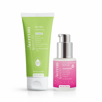 Aurrum Essence Co Oil Free Moisturizer and Ultra-Brightening Serum Combo