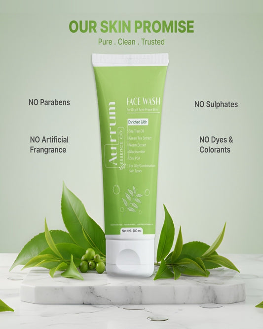 Oil control facewash & brightening serum combo