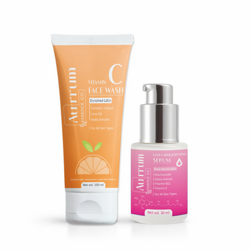Aurrum Essence Co Vitamin C and Ultra Brightening Serum Combo