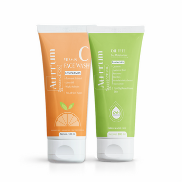 Aurrum Essence Co Vitamin C and Oil-Free Moisturizer Combo